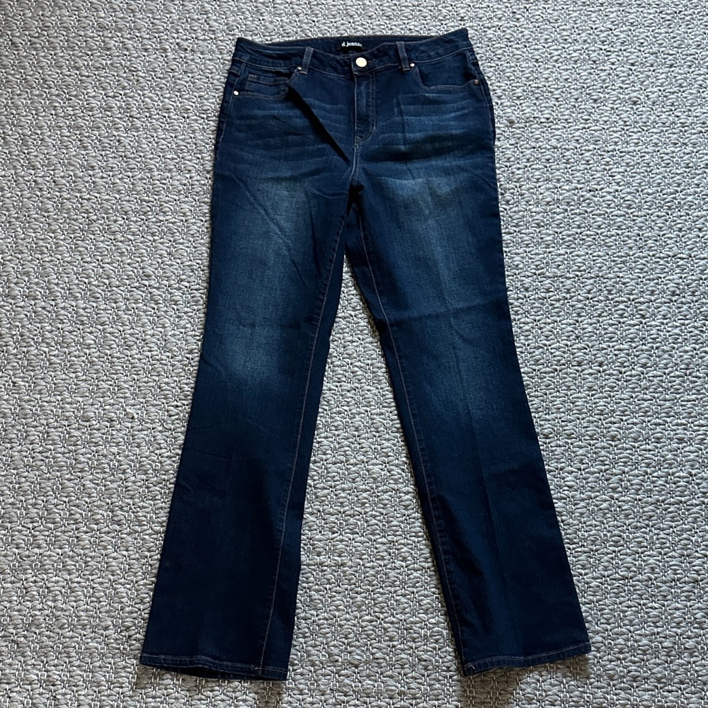 d. jeans Women's Deep Blue Boot Cut Jeans